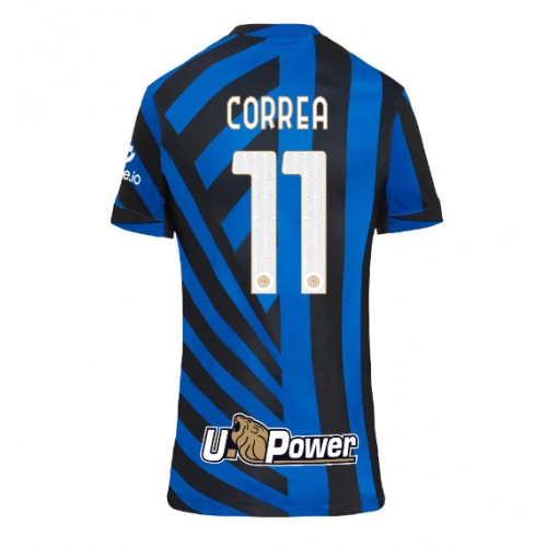 Ženski Nogometni dresi Inter Milan Joaquin Correa #11 Domači 2024-25 Kratek Rokav